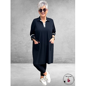 ONLY-M Jurk Sporty Travel Pique Navy